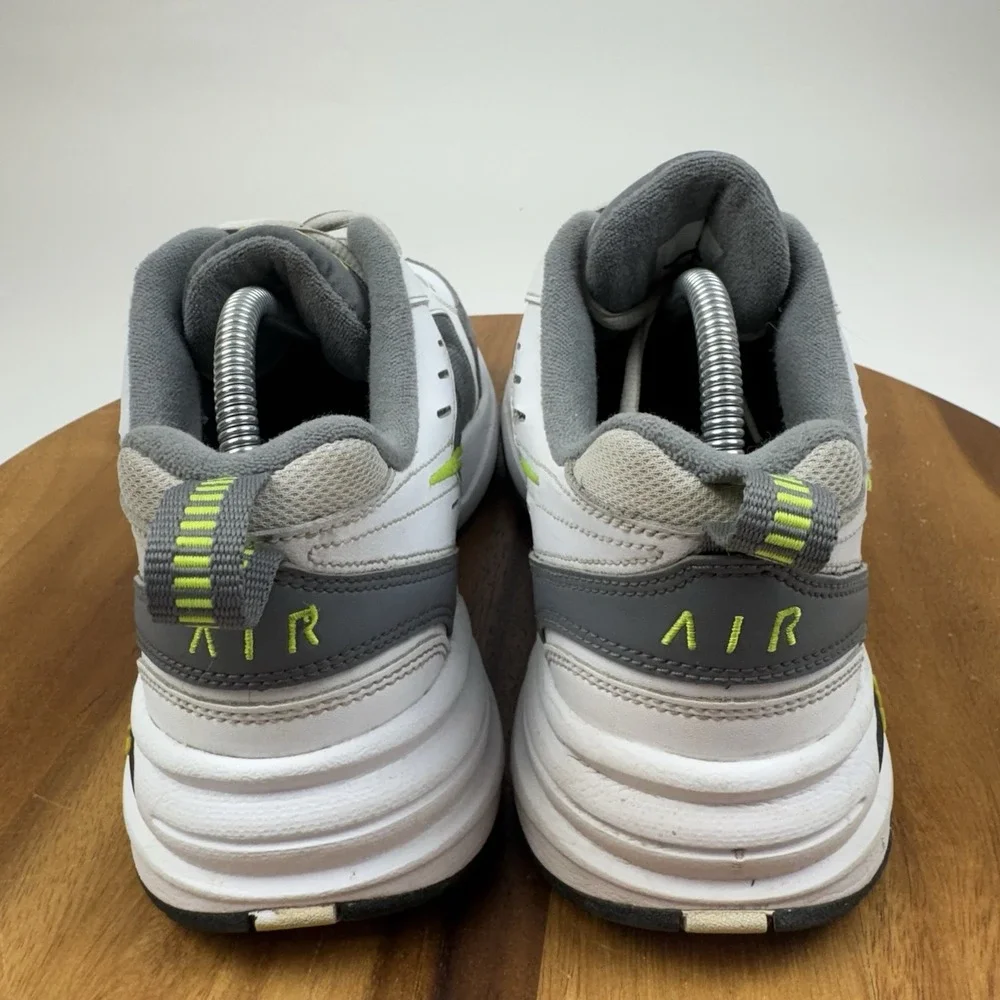 Mens Nike Air Monarch IV White Cool Grey Athletic Sneakers Shoes Size 10 D GUC